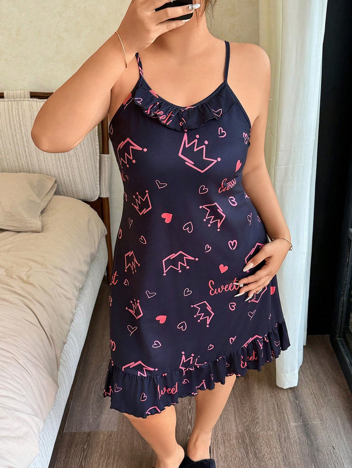 Rochie de noapte SHEIN, negru