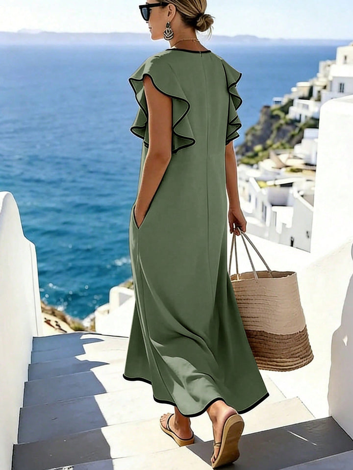Rochie scurtă SHEIN, verde