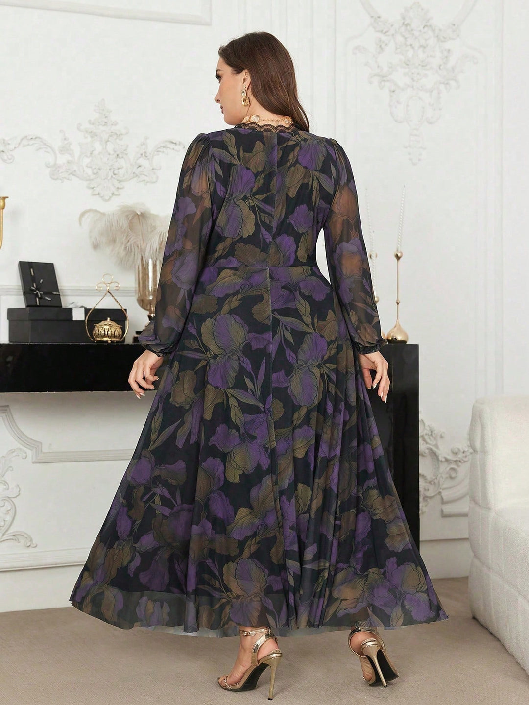 Rochie maxi SHEIN, mix culori