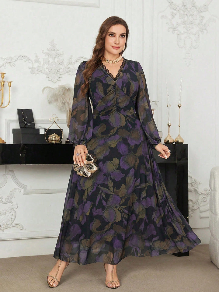 Rochie maxi SHEIN, mix culori