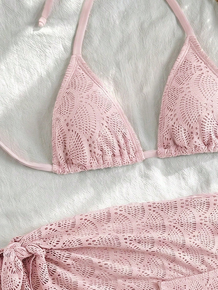 Set bikini SHEIN, roz