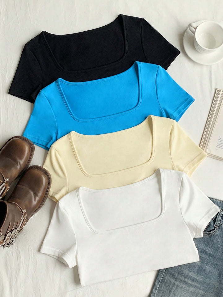 Tricou SHEIN, mix culori