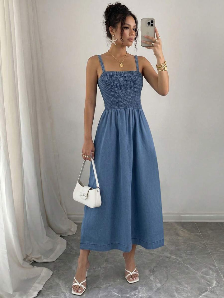 Rochie midi SHEIN, albastru