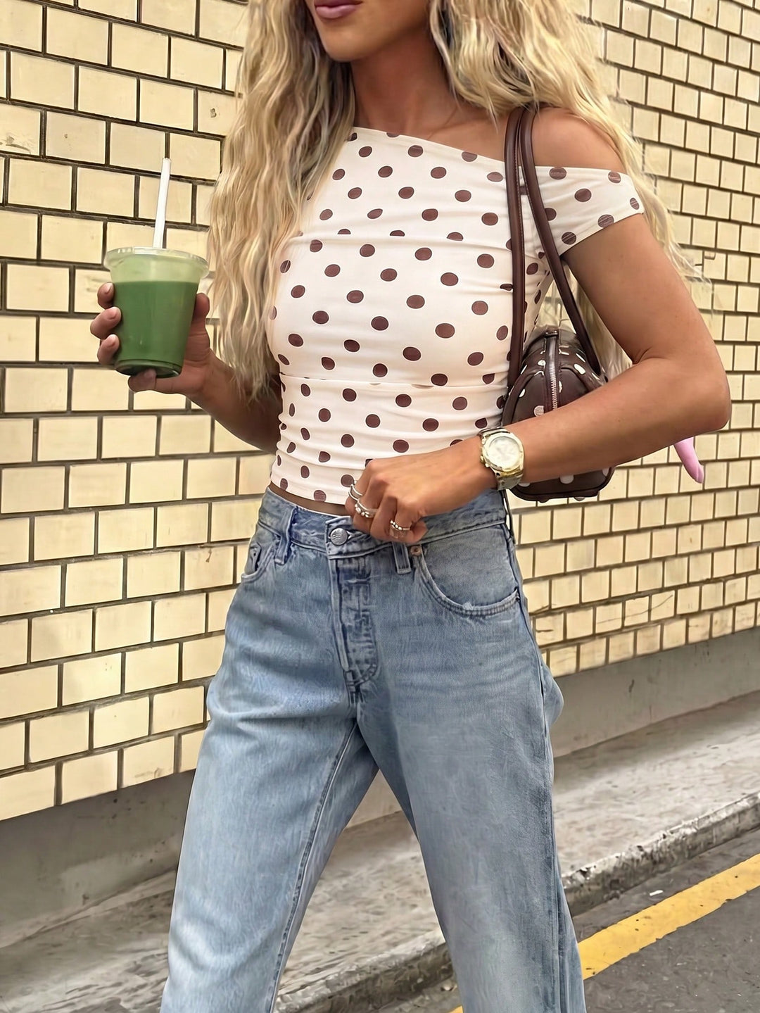Top SHEIN, alb