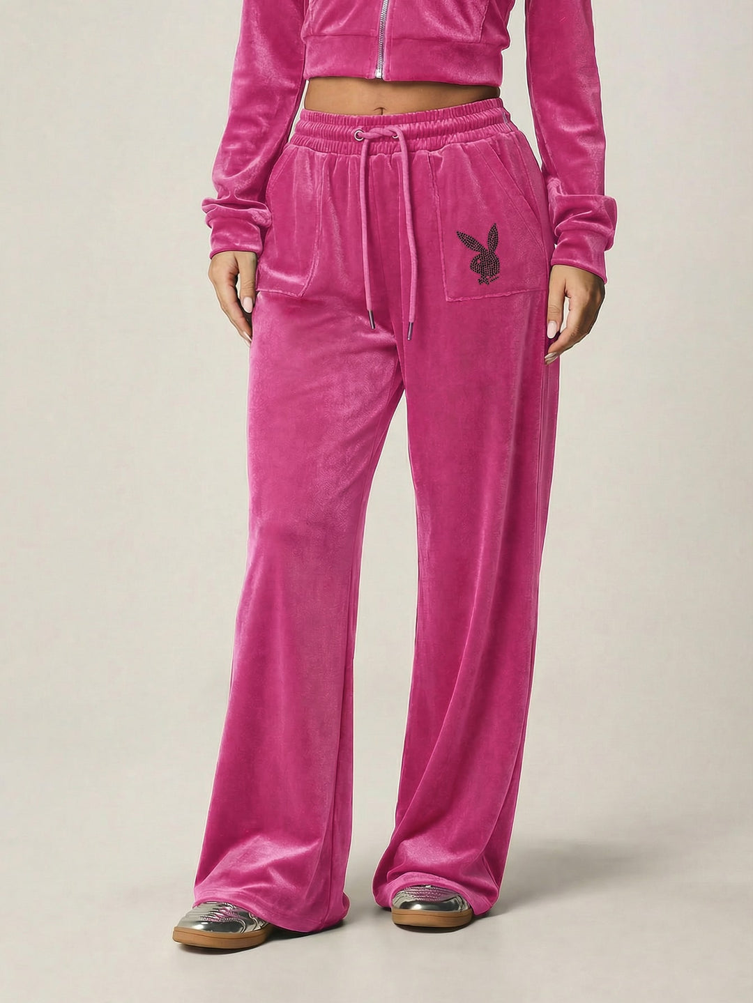 Pantaloni SHEIN, roz