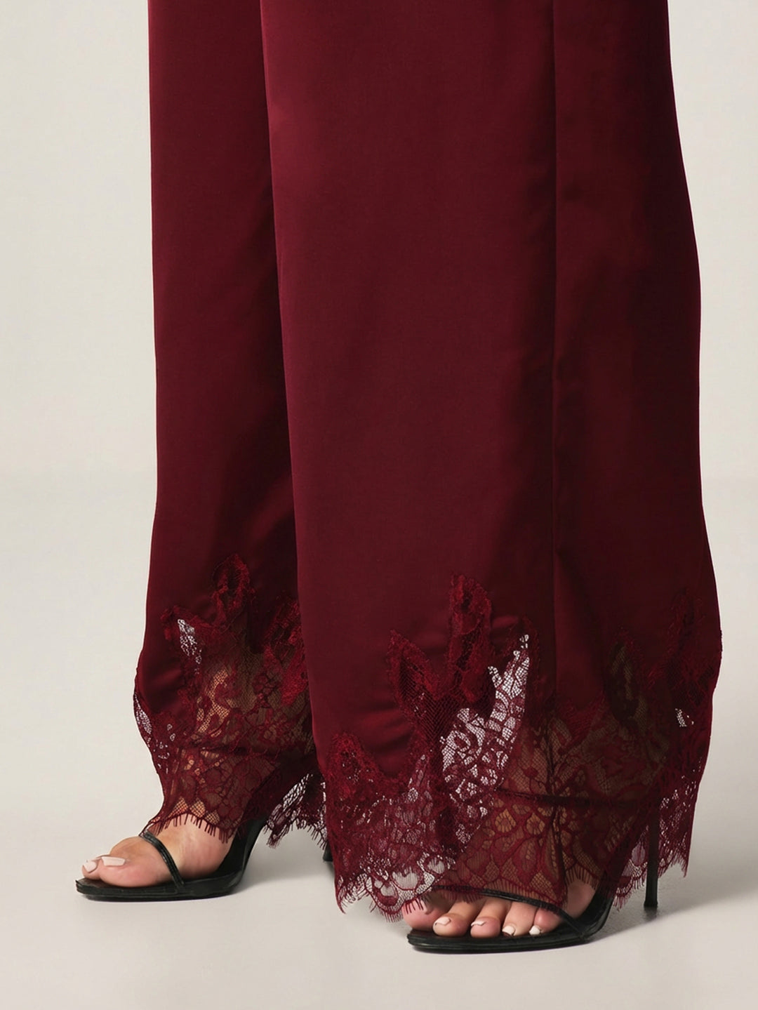 Pantaloni SHEIN, vișiniu