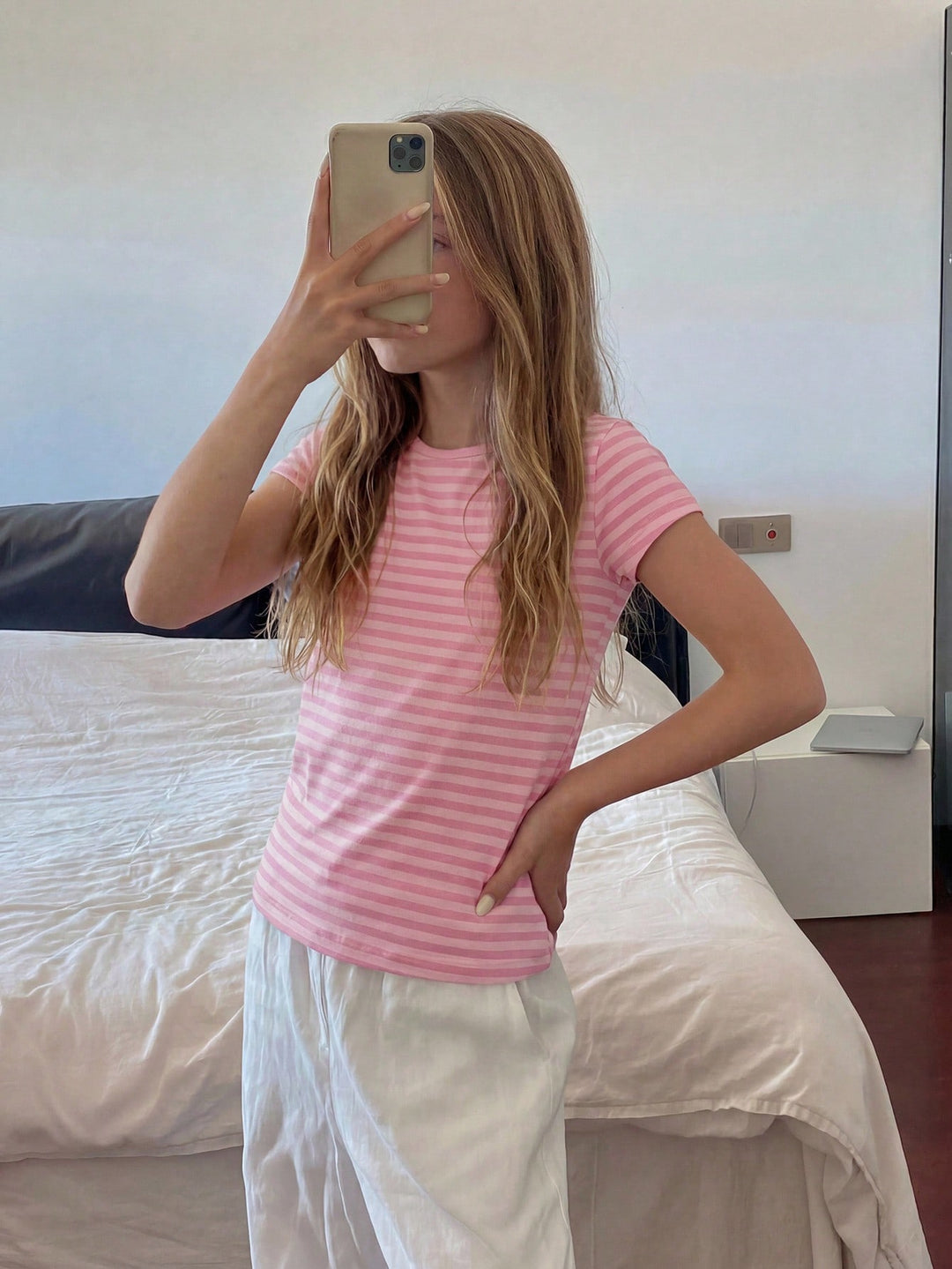 Tricou SHEIN, roz