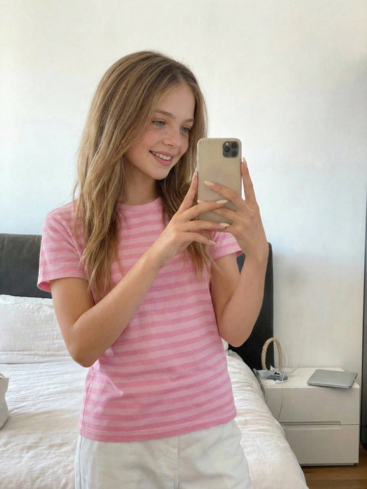 Tricou SHEIN, roz