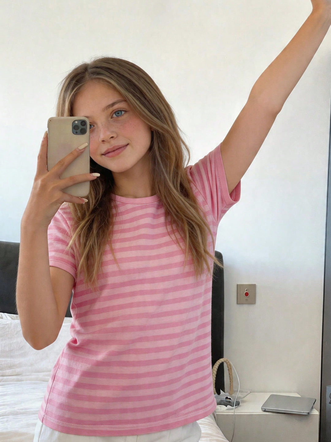Tricou SHEIN, roz