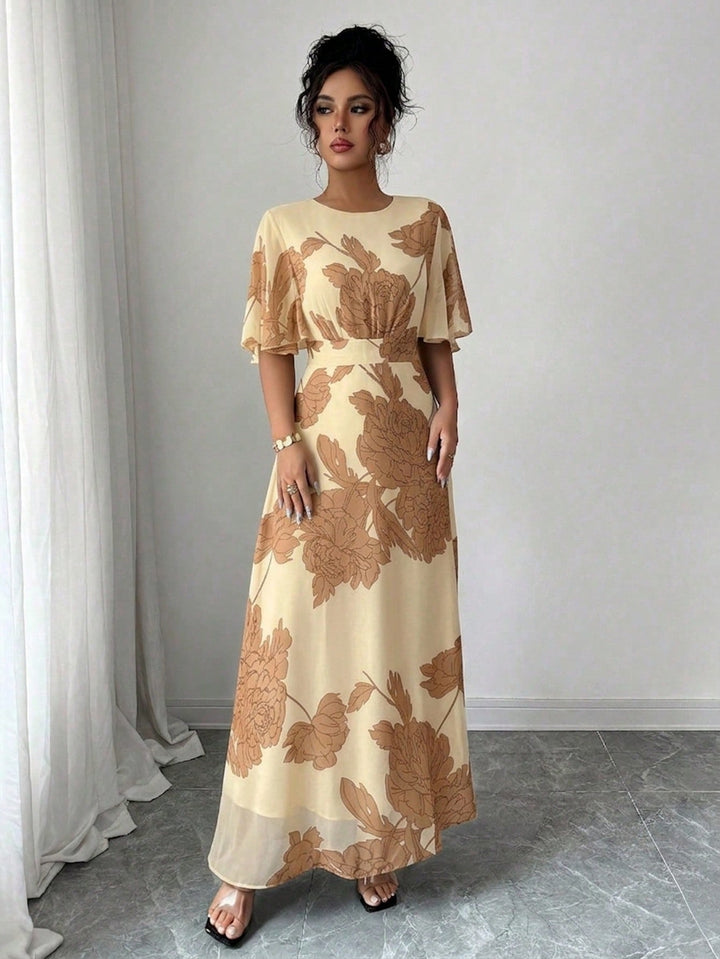 Rochie maxi SHEIN, mix culori