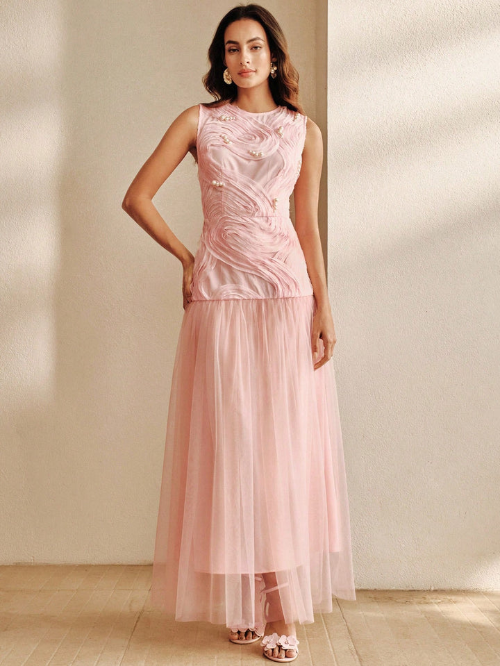 Rochie maxi SHEIN, roz