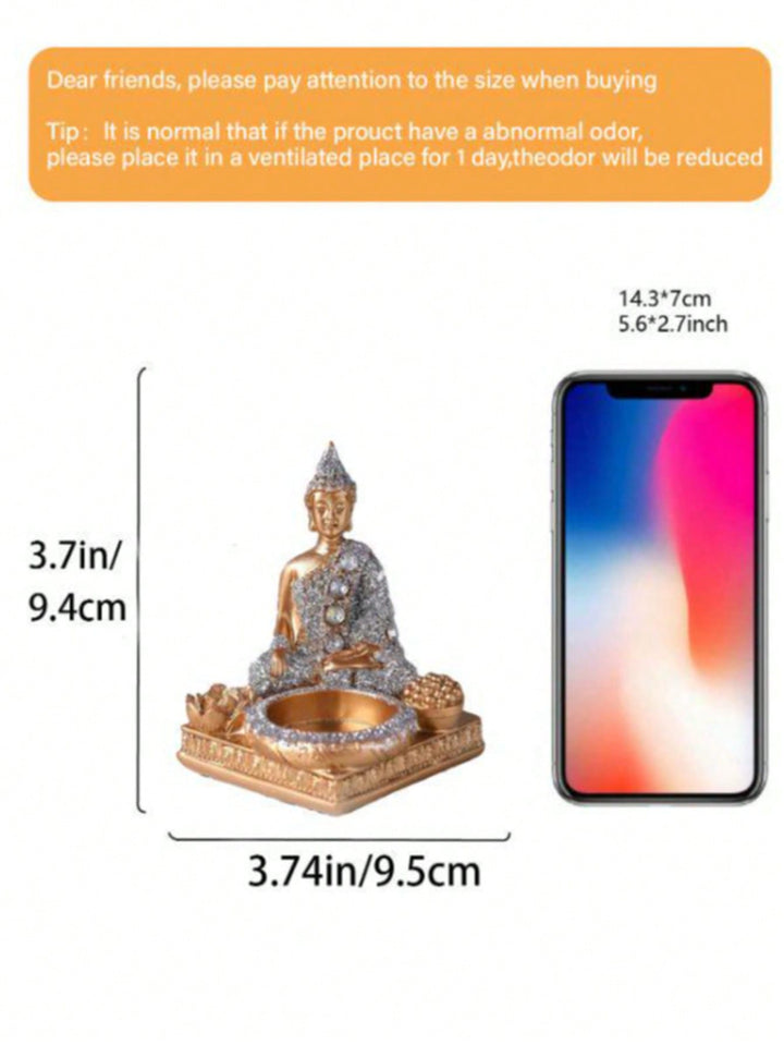 Suport pentru lumânări buddha SHEIN, mix culori
