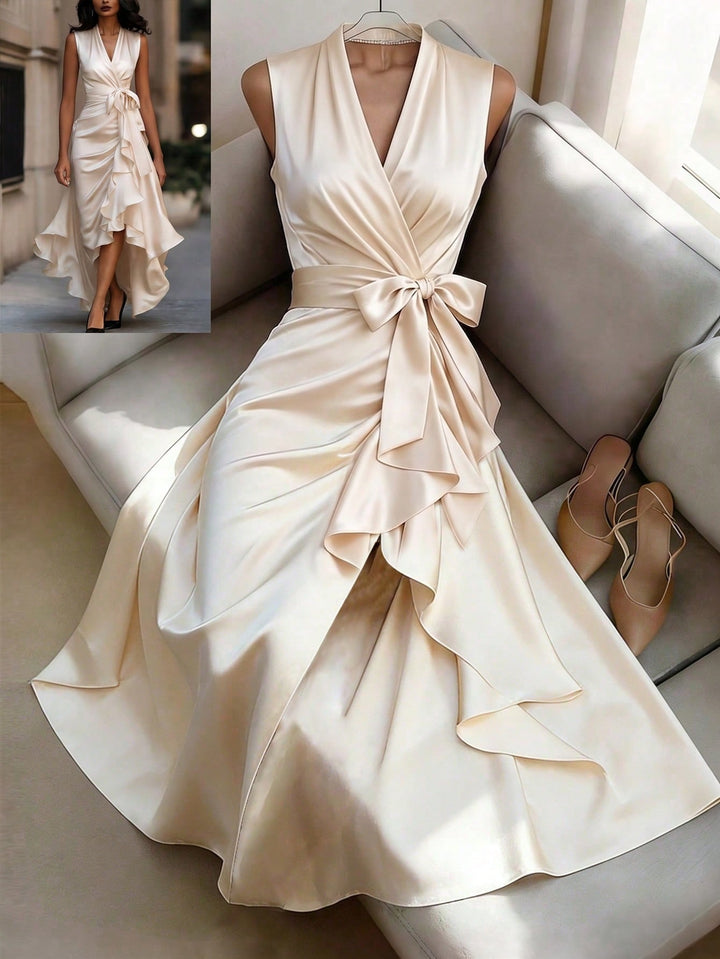 Rochie maxi SHEIN, bej