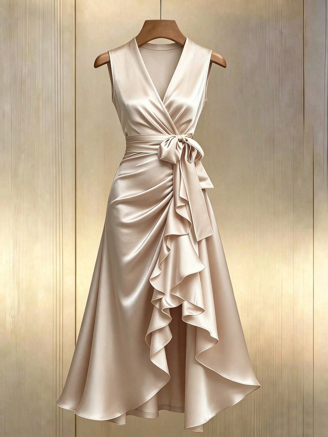 Rochie maxi SHEIN, bej