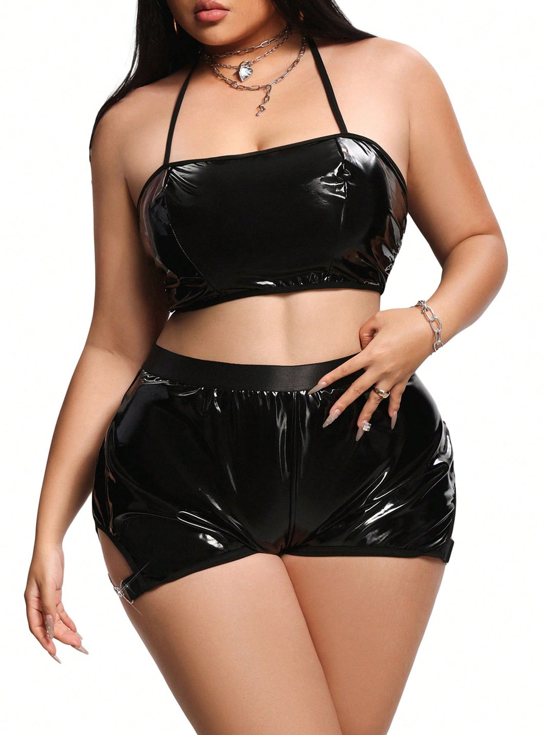 Set de lenjerie SHEIN, negru