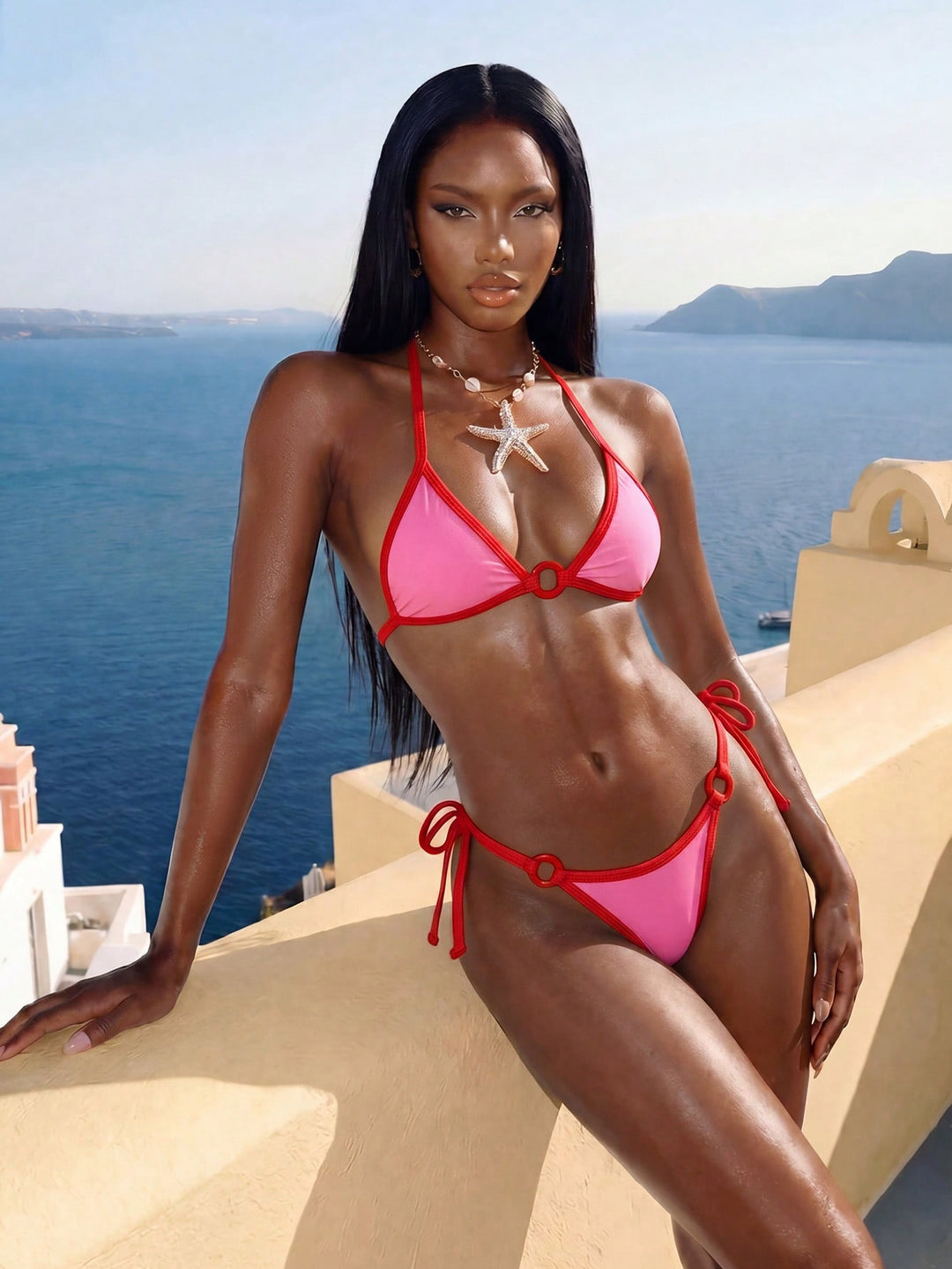 Set bikini SHEIN, mix culori