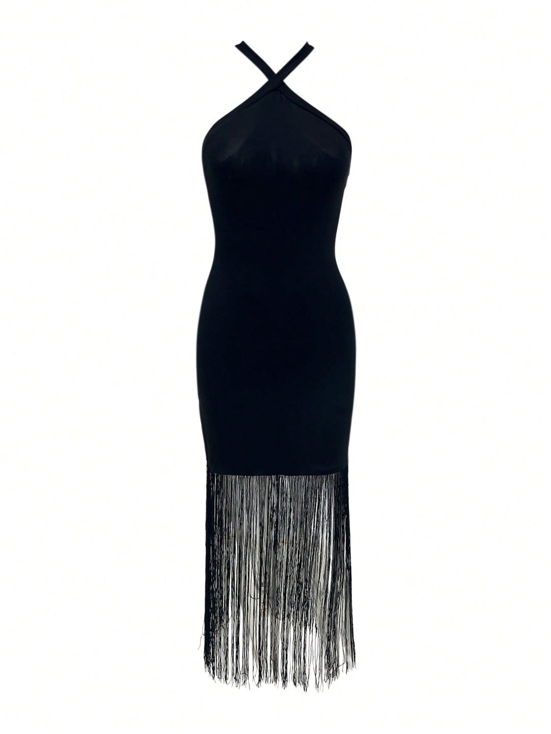SHEIN maxi ruha, fekete