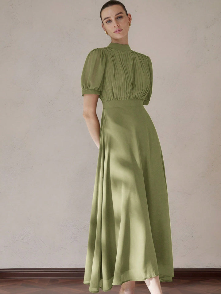 Rochie maxi SHEIN, kaki
