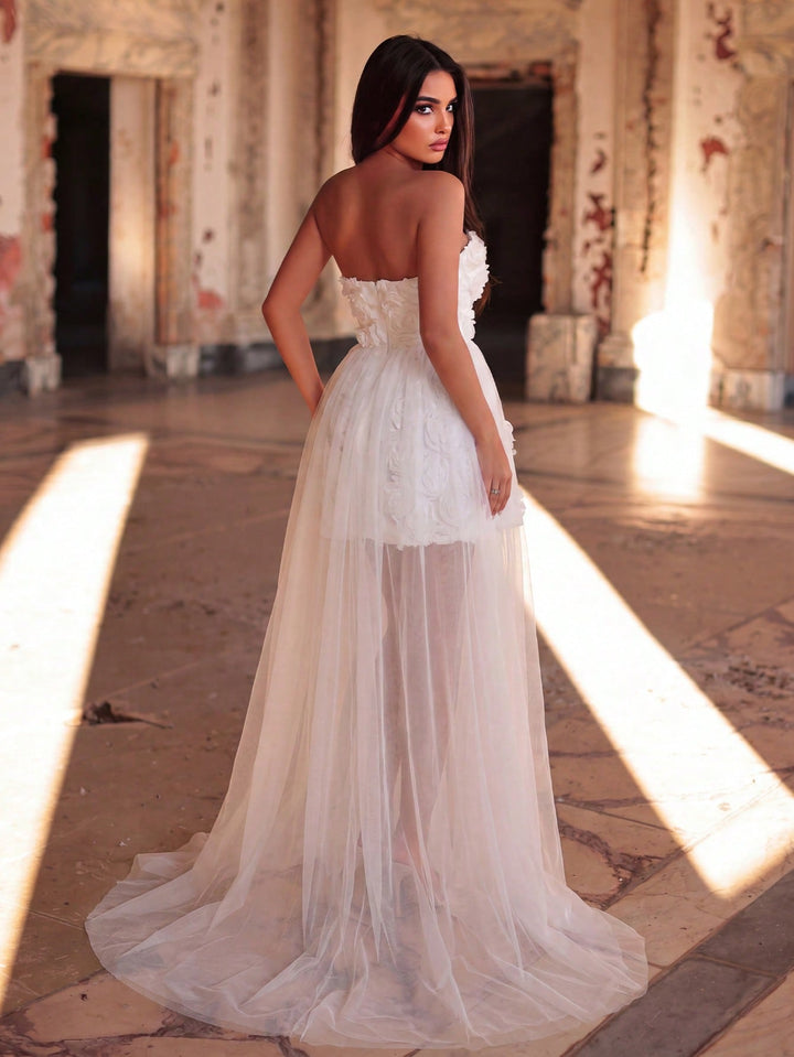 Rochie de mireasă SHEIN, bej