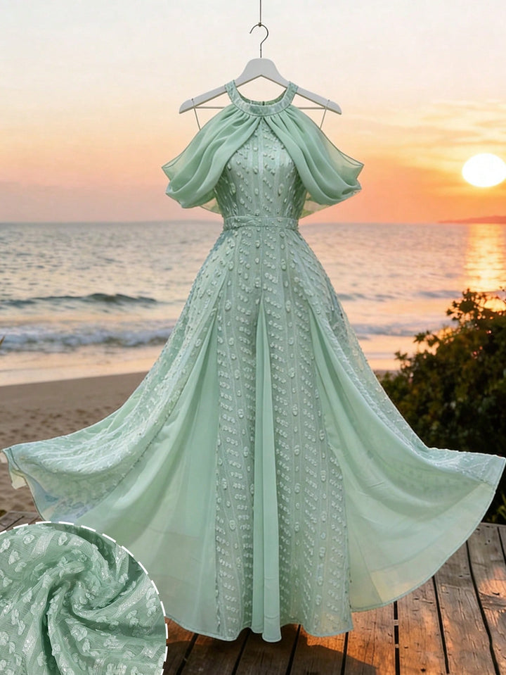 Rochie maxi SHEIN, verde