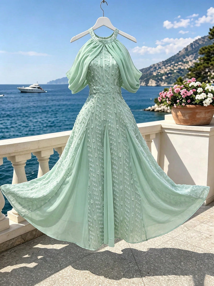 Rochie maxi SHEIN, verde