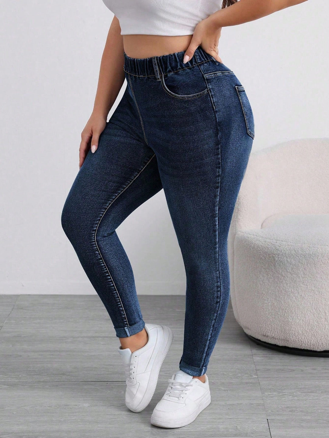 Jeans SHEIN, albastru