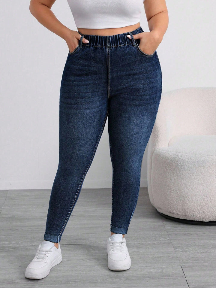 Jeans SHEIN, albastru