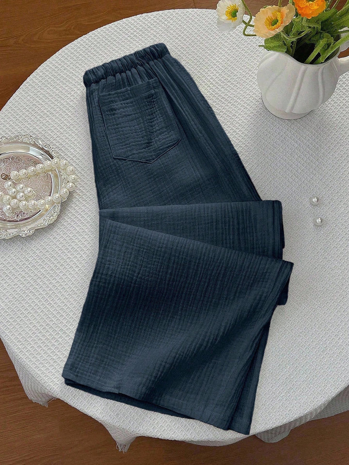 Pantaloni SHEIN, albastru