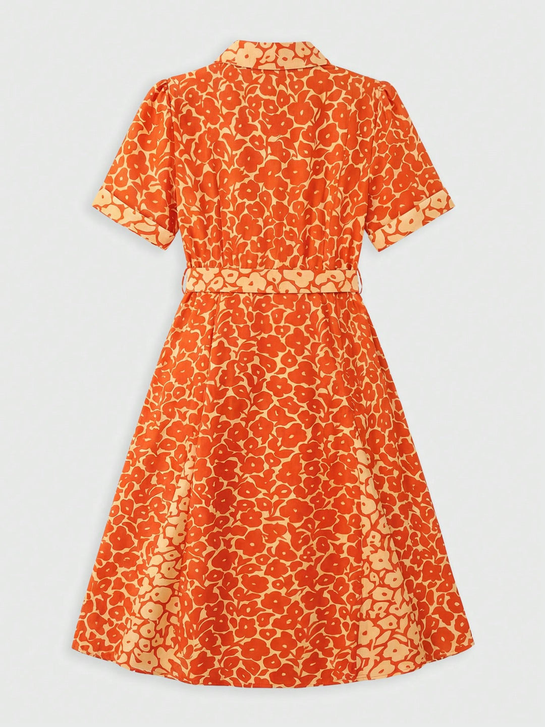 Rochie maxi SHEIN, portocaliu
