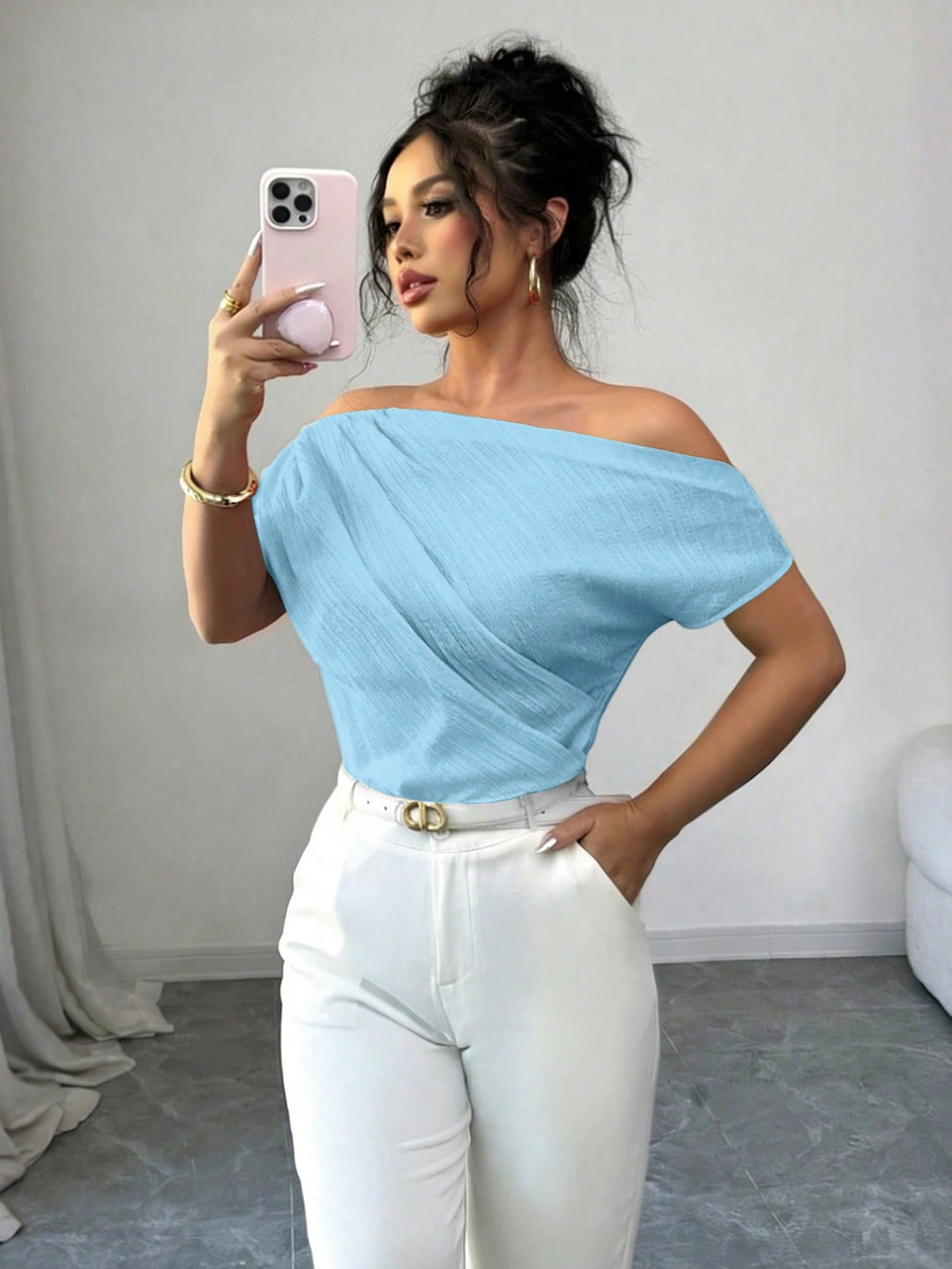 Bluza SHEIN, albastru