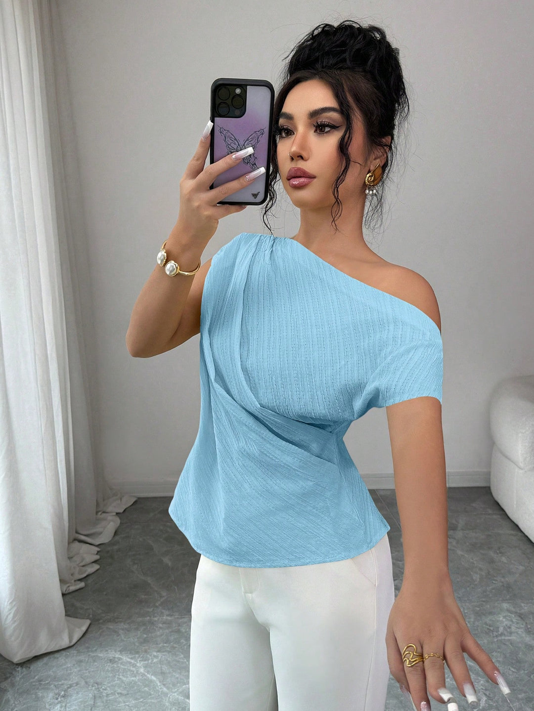 Bluza SHEIN, albastru