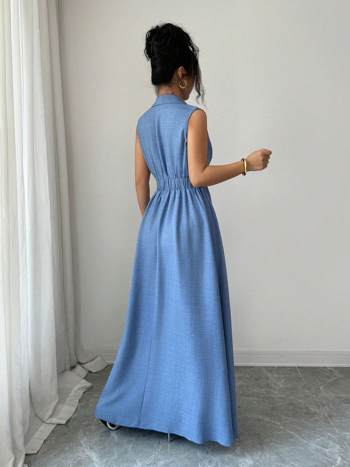 Rochie maxi SHEIN, albastru