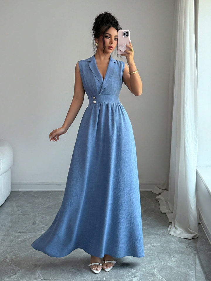 Rochie maxi SHEIN, albastru
