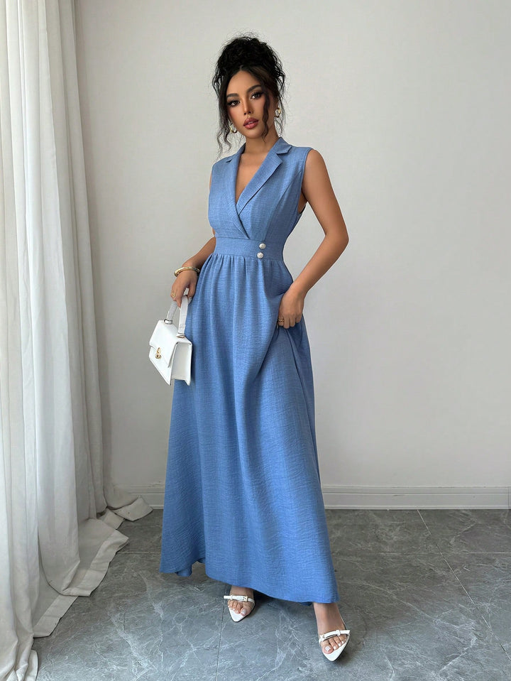 Rochie maxi SHEIN, albastru