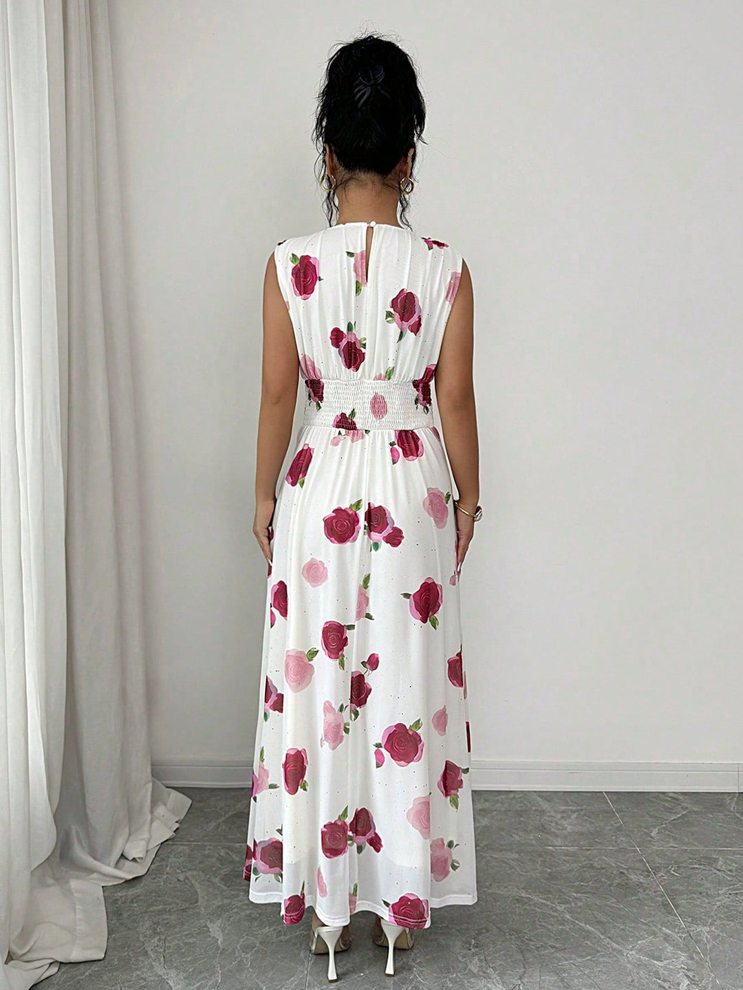 Rochie maxi SHEIN, mix culori