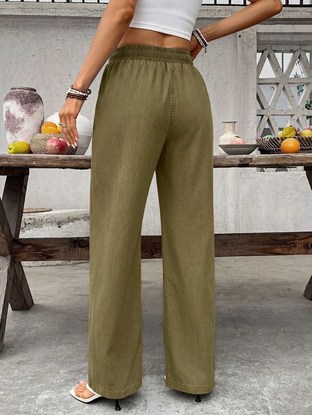 Jeans SHEIN, kaki