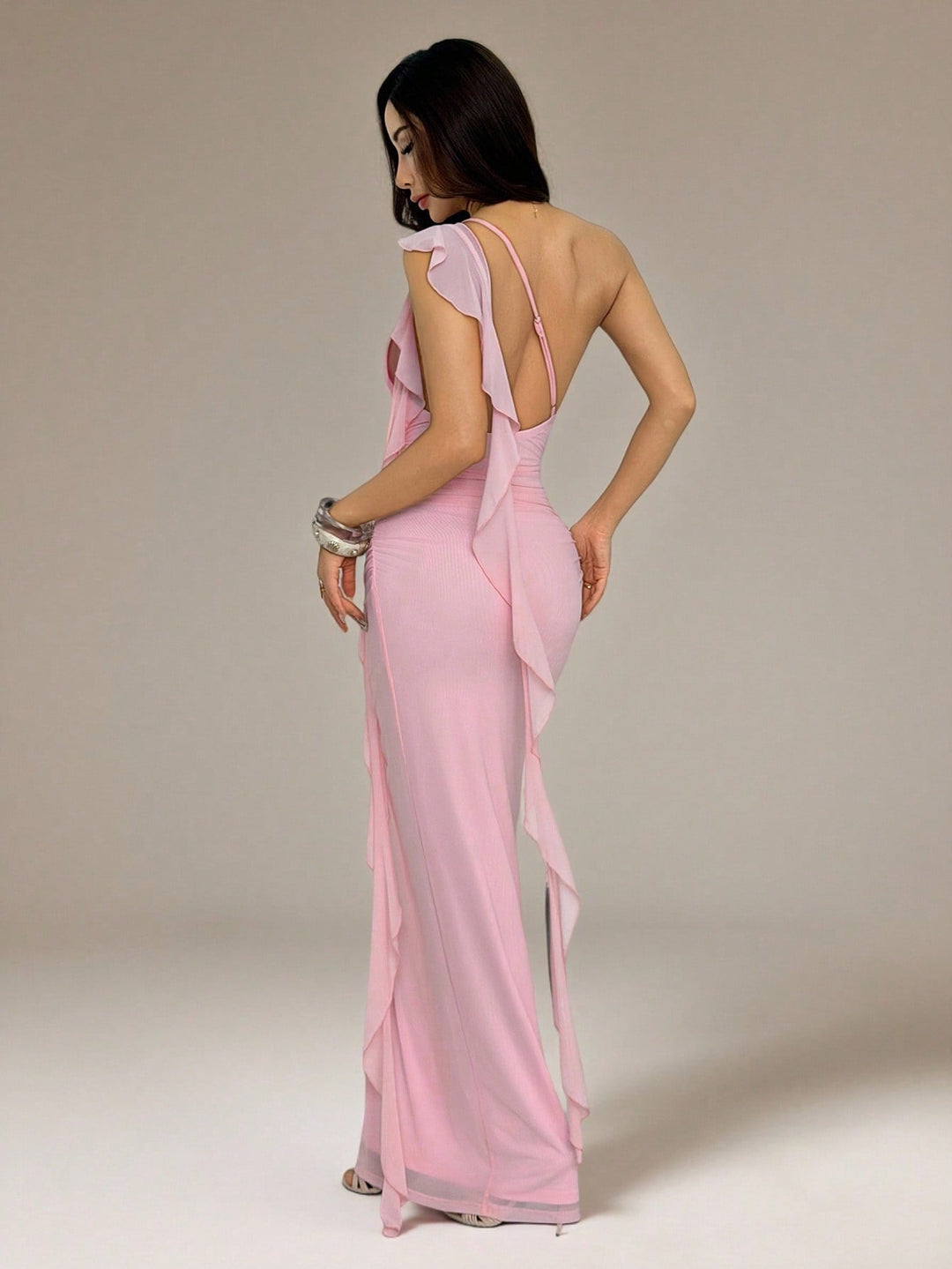 Rochie maxi SHEIN, roz