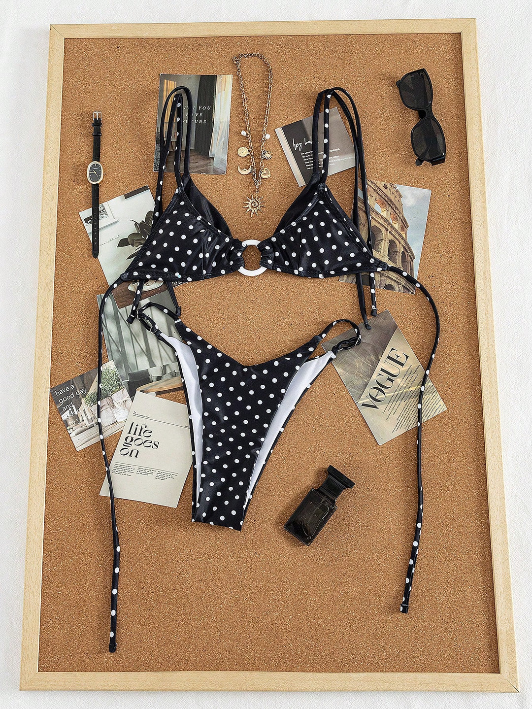 Set bikini SHEIN, mix culori