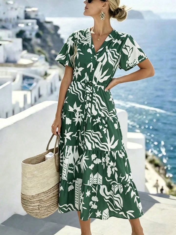 Rochie maxi SHEIN, mix culori
