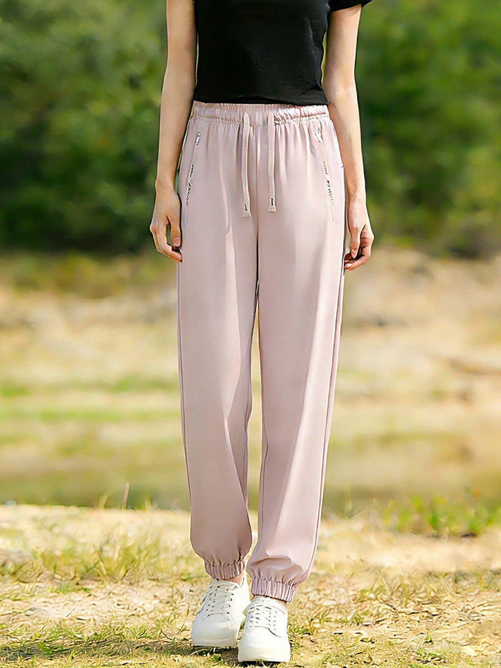 Pantaloni SHEIN, roz