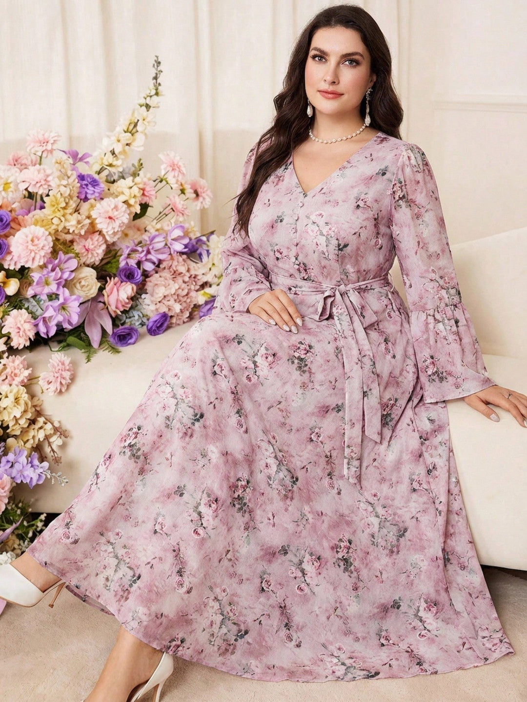 Rochie SHEIN, mix culori