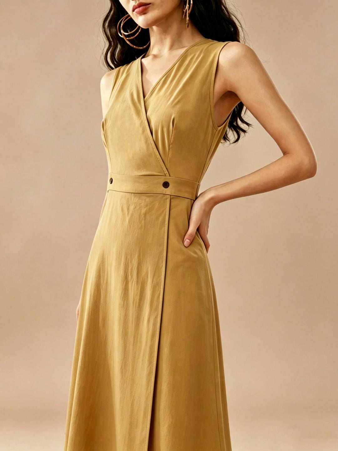 Rochie maxi SHEIN, galben