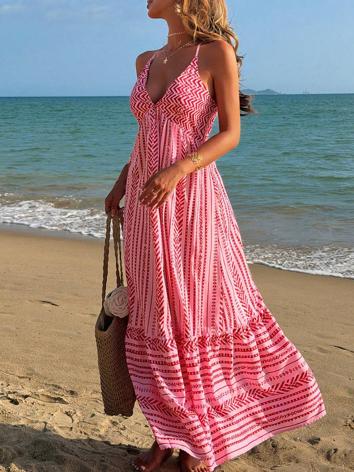 Rochie maxi SHEIN, mix culori