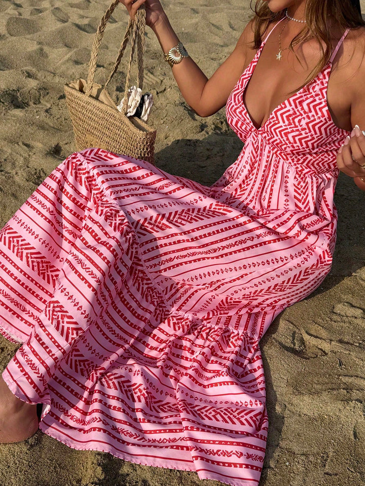Rochie maxi SHEIN, mix culori