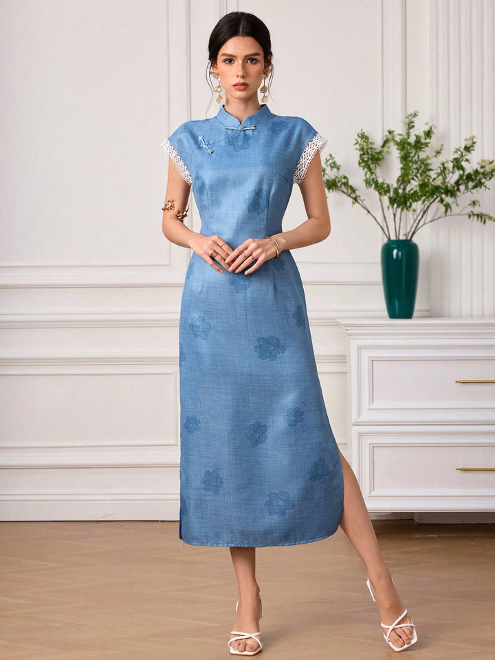 Rochie maxi SHEIN, albastru