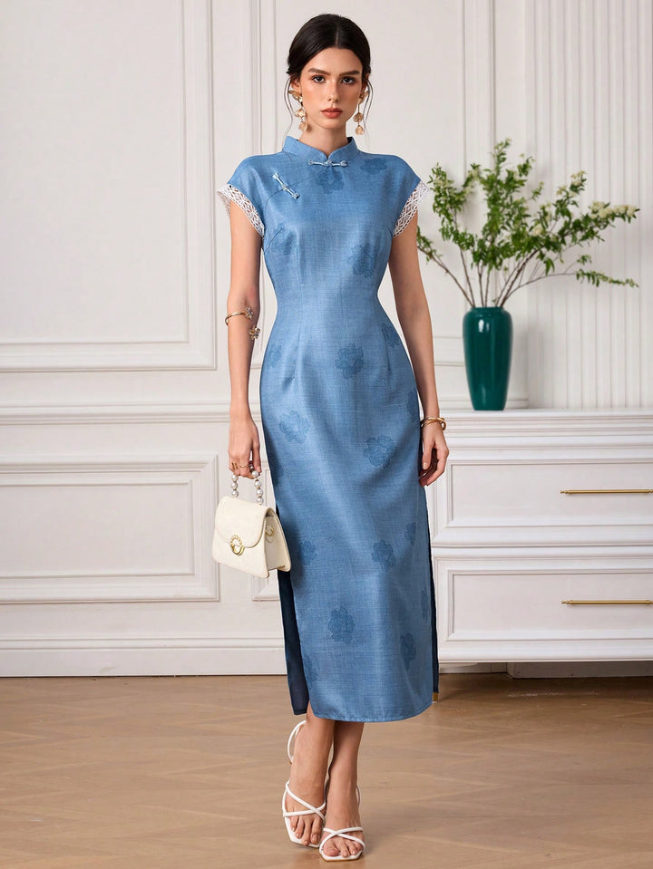 Rochie maxi SHEIN, albastru