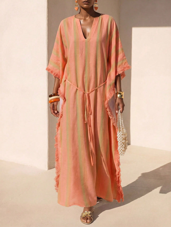 Rochie maxi SHEIN, portocaliu