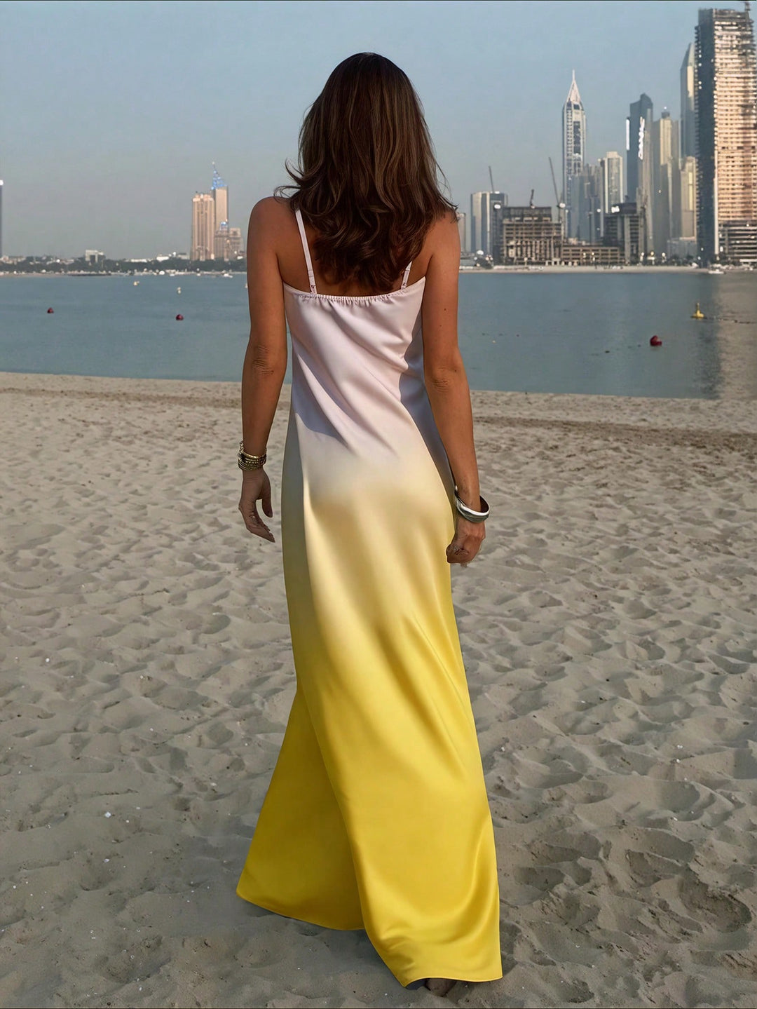 Rochie maxi SHEIN, mix culori