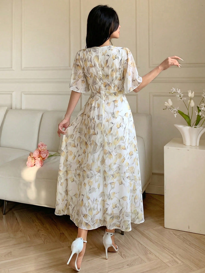 Rochie midi SHEIN, mix culori