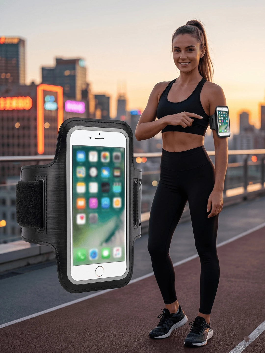 Bandă sport SHEIN, negru